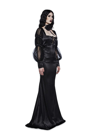 Midnight Reverence Maxi Dress