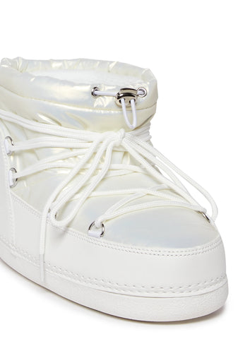 Zuri Metallic Snow Ankle Boots