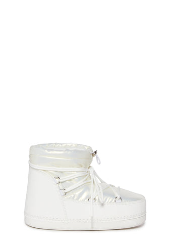 Zuri Metallic Snow Ankle Boots
