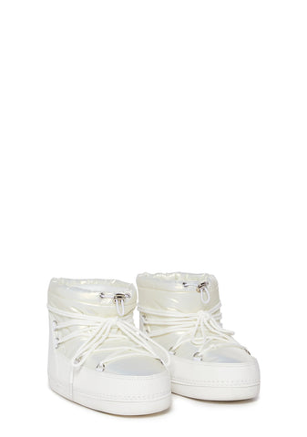 Zuri Metallic Snow Ankle Boots