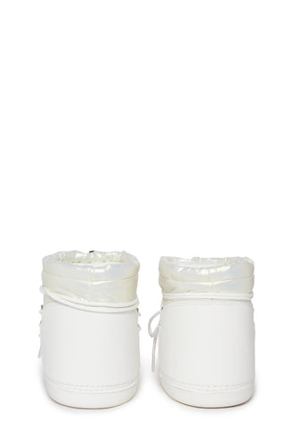 Zuri Metallic Snow Ankle Boots