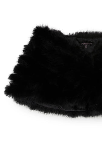 Dark Diva Faux Fur Shrug