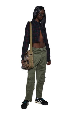 Runway To Street Cropped Shirt