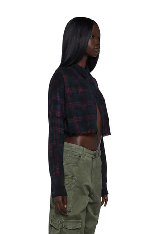 Runway To Street Cropped Shirt
