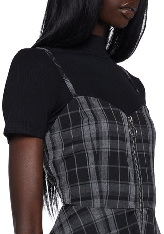 Call Back Top And Dress Set - Black