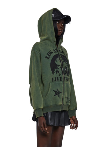 Effortless Edge Oversized Hoodie