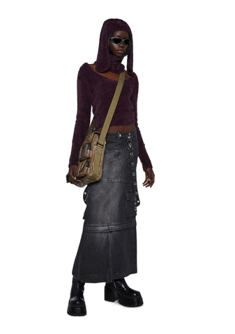 Cooler Than You Sweater & Balaclava Set - Red