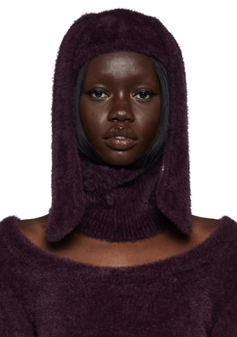 Cooler Than You Sweater & Balaclava Set - Red