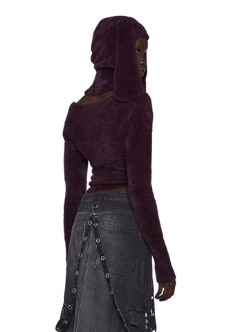 Cooler Than You Sweater & Balaclava Set - Red