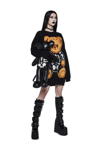 Eerie Embrace Oversized Sweater