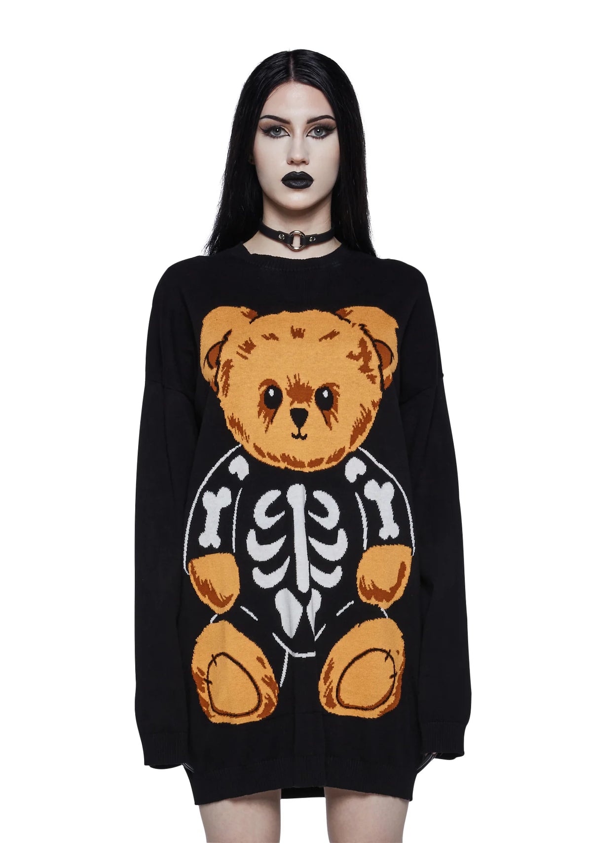 Eerie Embrace Oversized Sweater