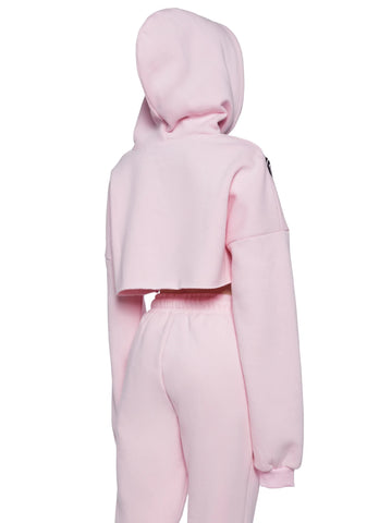 Rib By Rib Cropped Hoodie