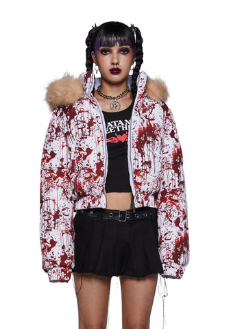Scream Queen Puffer Jacket