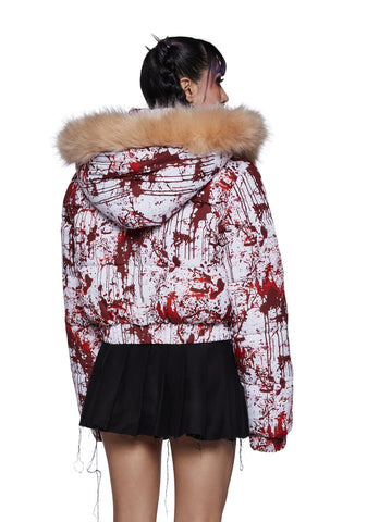 Scream Queen Puffer Jacket