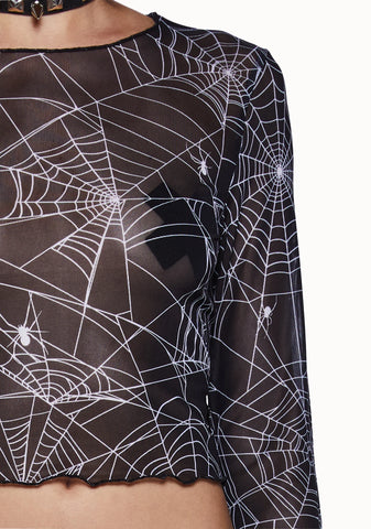 Total Spinster Crop Top