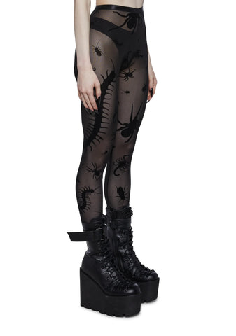 Spider’s Lair Mesh Leggings