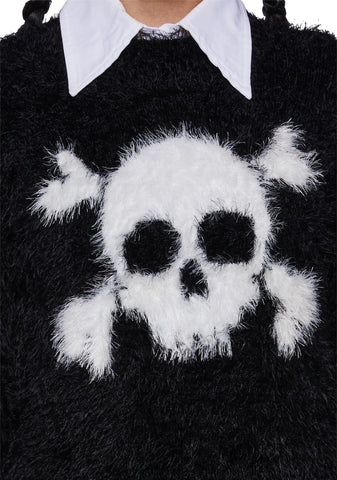 Cursed Cuddler Fuzzy Sweater