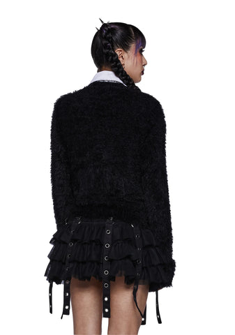 Cursed Cuddler Fuzzy Sweater