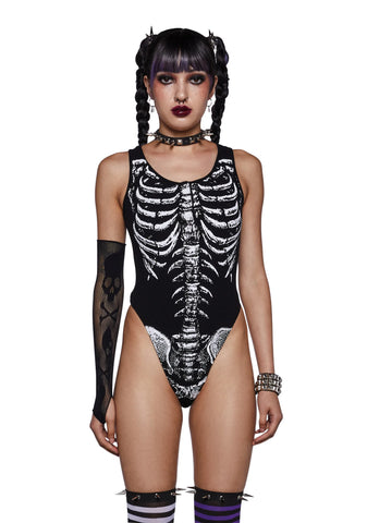 Haunting Ossuary Skeleton Bodysuit