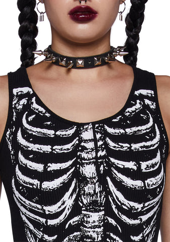 Haunting Ossuary Skeleton Bodysuit