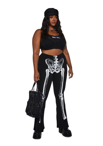 Plus Bone Rattler Flared Pants