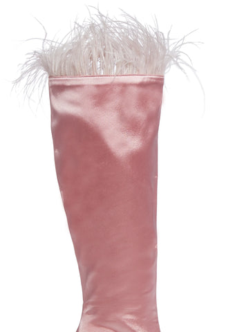 Baddie Knee High Boots - Pink