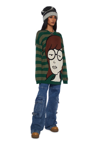 Nerdy Rebel Oversized Sweater