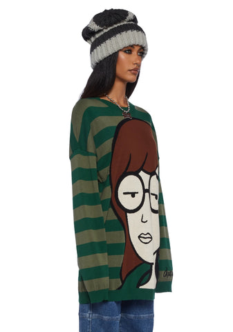 Nerdy Rebel Oversized Sweater