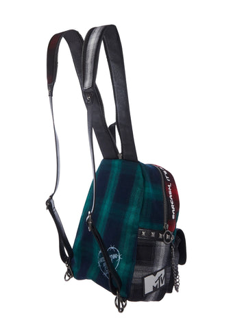 90s Cynic Plaid Backpack