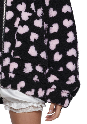 Loyal Maneater Teddy Jacket - Black