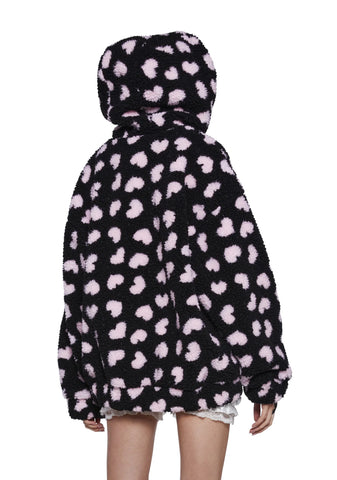 Loyal Maneater Teddy Jacket - Black