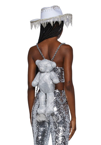 Bling Tormented Teddy Backpack