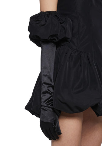 Vexed Hearts Mini Dress-Black