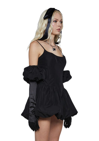 Vexed Hearts Mini Dress-Black