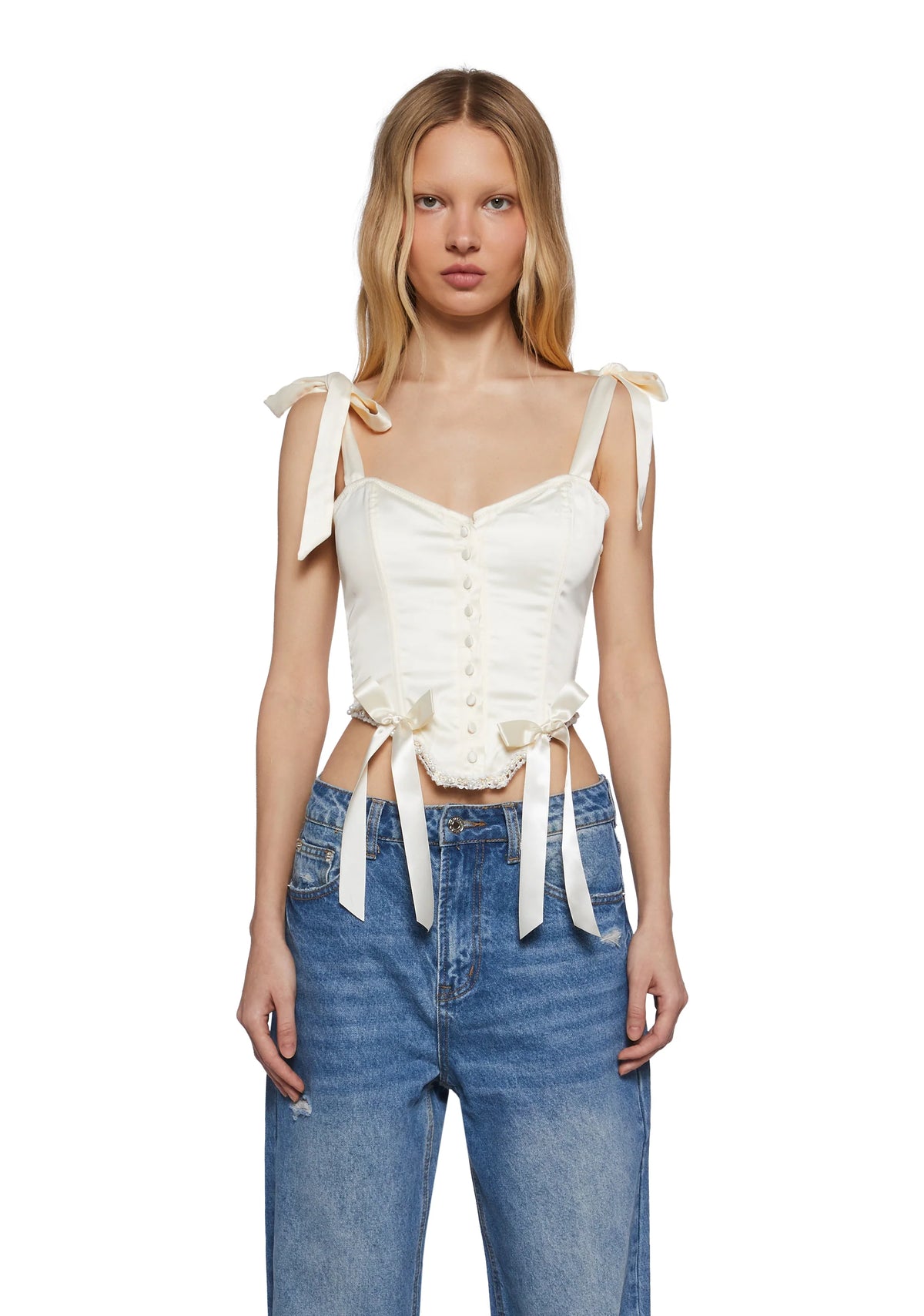 Fancy Footwork Corset Top