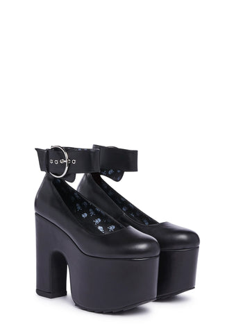 Step On It Platform Mary Janes