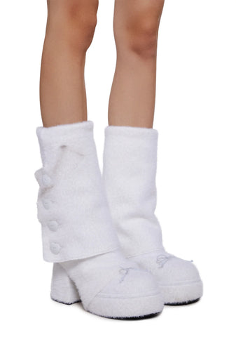 Twirling Perfection Mary Janes - White