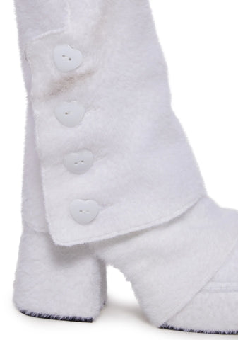 Twirling Perfection Mary Janes - White