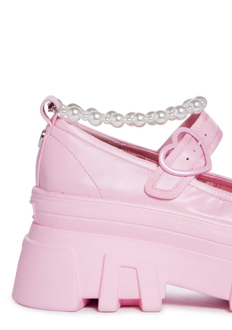 Pirouette Romance Platform Mary Janes