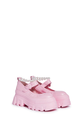 Pirouette Romance Platform Mary Janes