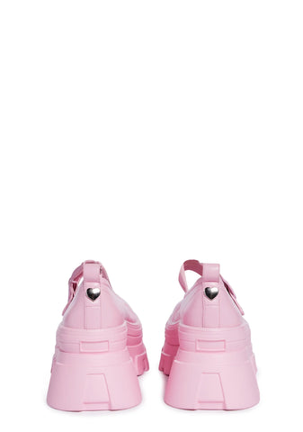 Pirouette Romance Platform Mary Janes