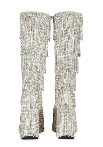 Sparked Emotions Rhinestone Boots