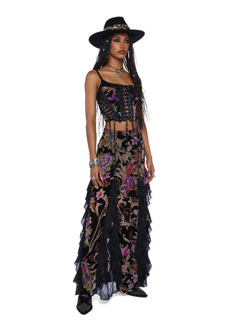 Stumbled On Sublime Corset Top - Black