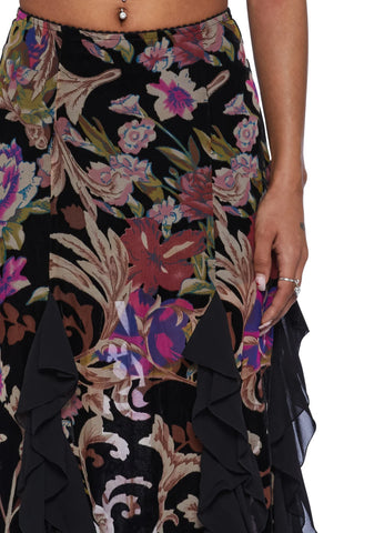 Stumbled On Sublime Maxi Skirt - Black
