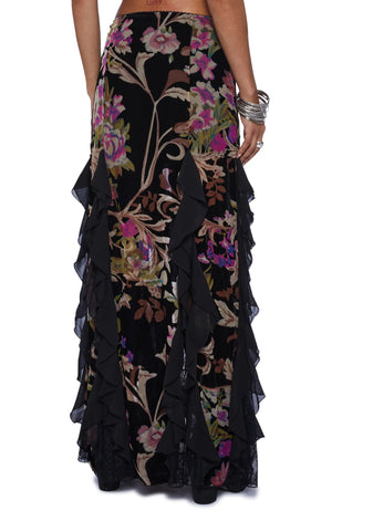 Stumbled On Sublime Maxi Skirt - Black
