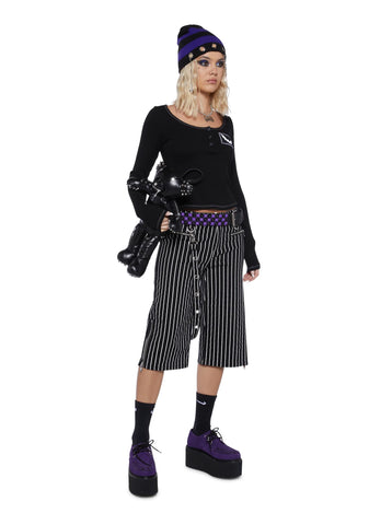 Beware Boys Knit Top