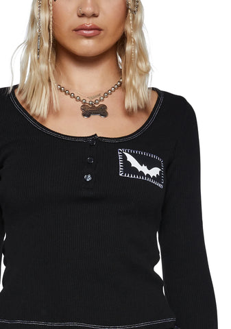 Beware Boys Knit Top