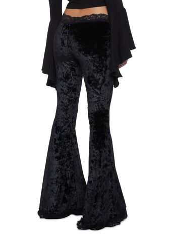 Traditional Alchemy Flared Leggings - Black