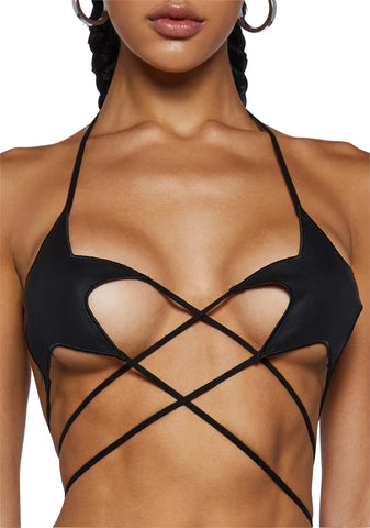 Backroads Bra Top- Black