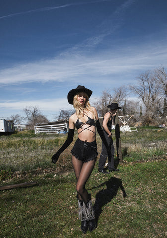 Backroads Bra Top- Black